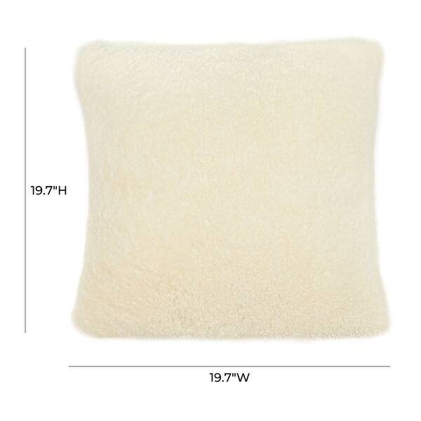 New Zealand Sheepskin 20" Pillow Bed Bath & Beyond 30925047